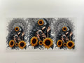FL-08 sunflower & lady with grey hair