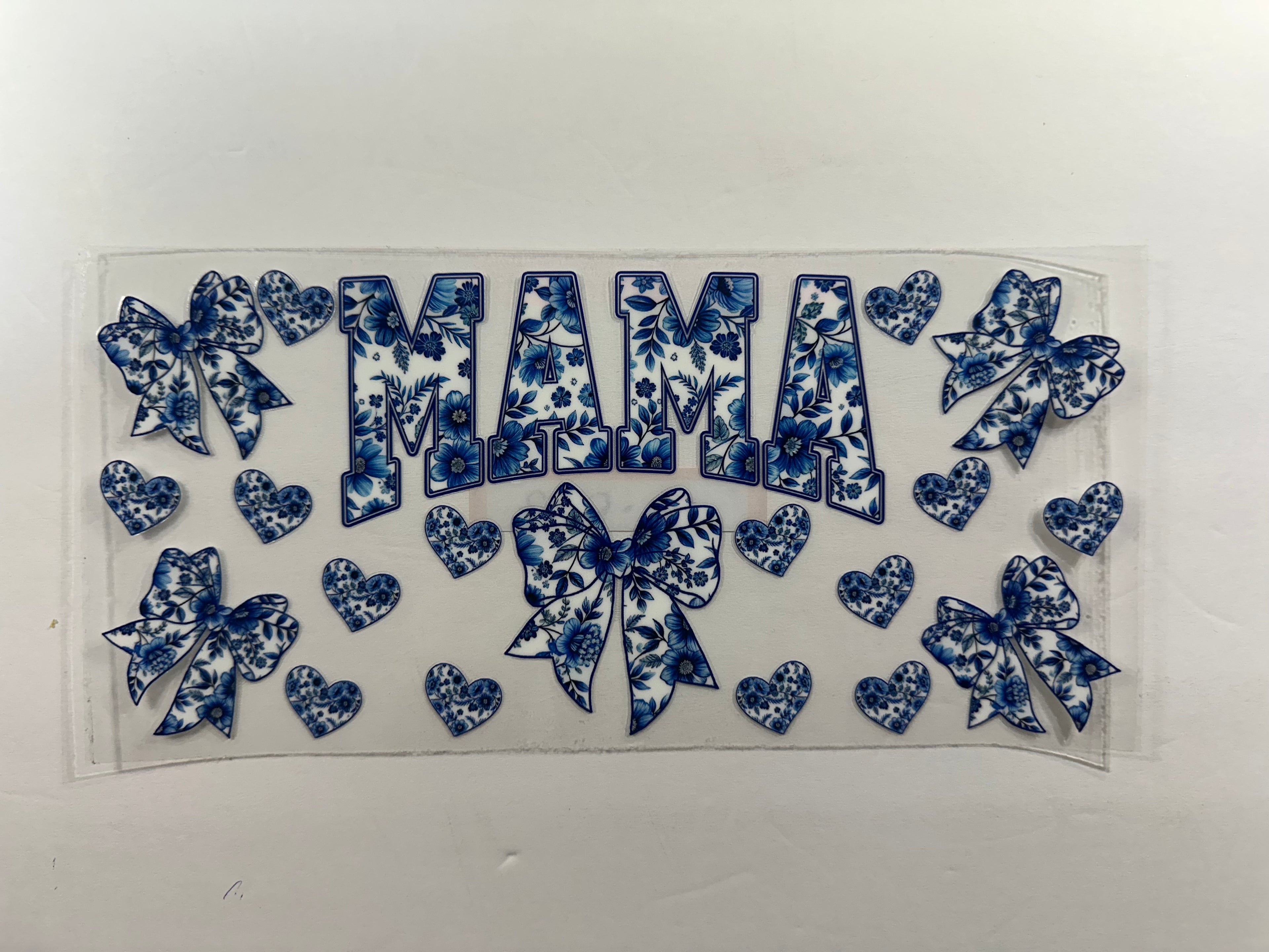 M-007 mama hearts & bows