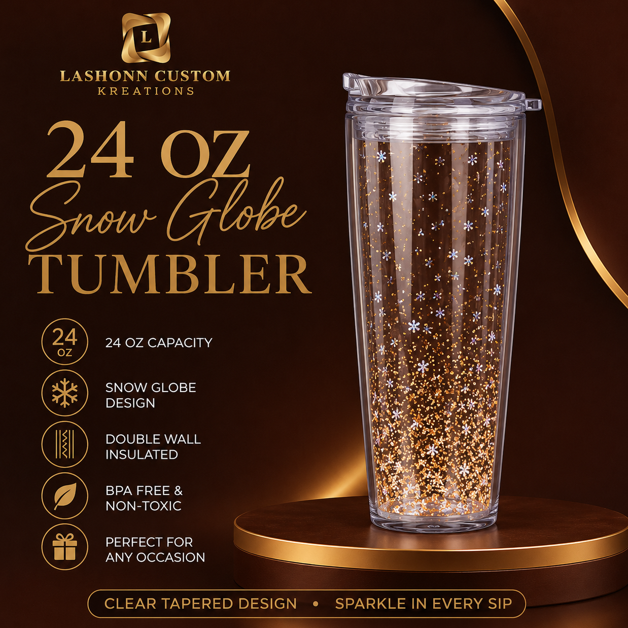 102-24 oz snow globe tumbler
