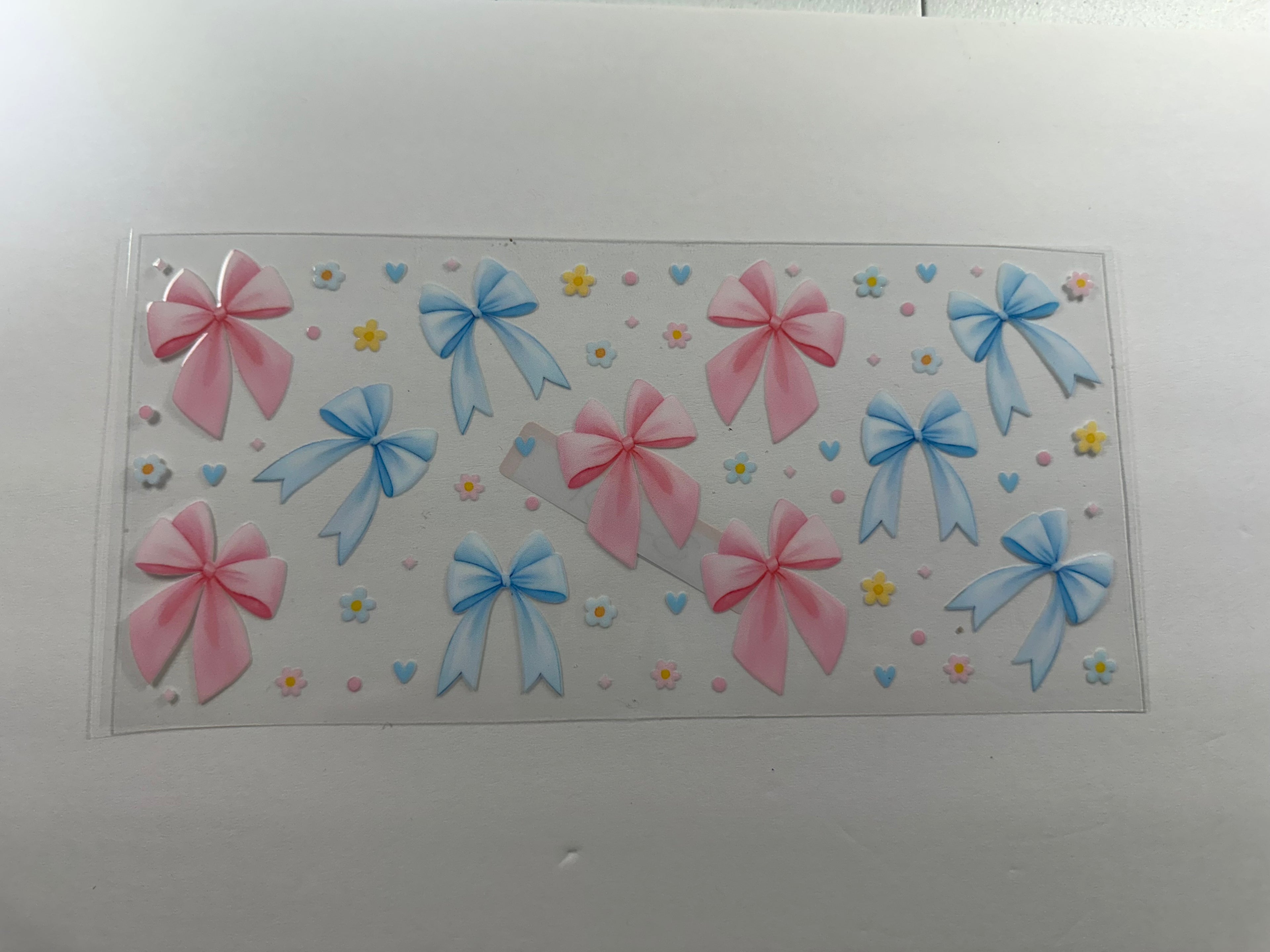 B-001 pink & blue bows