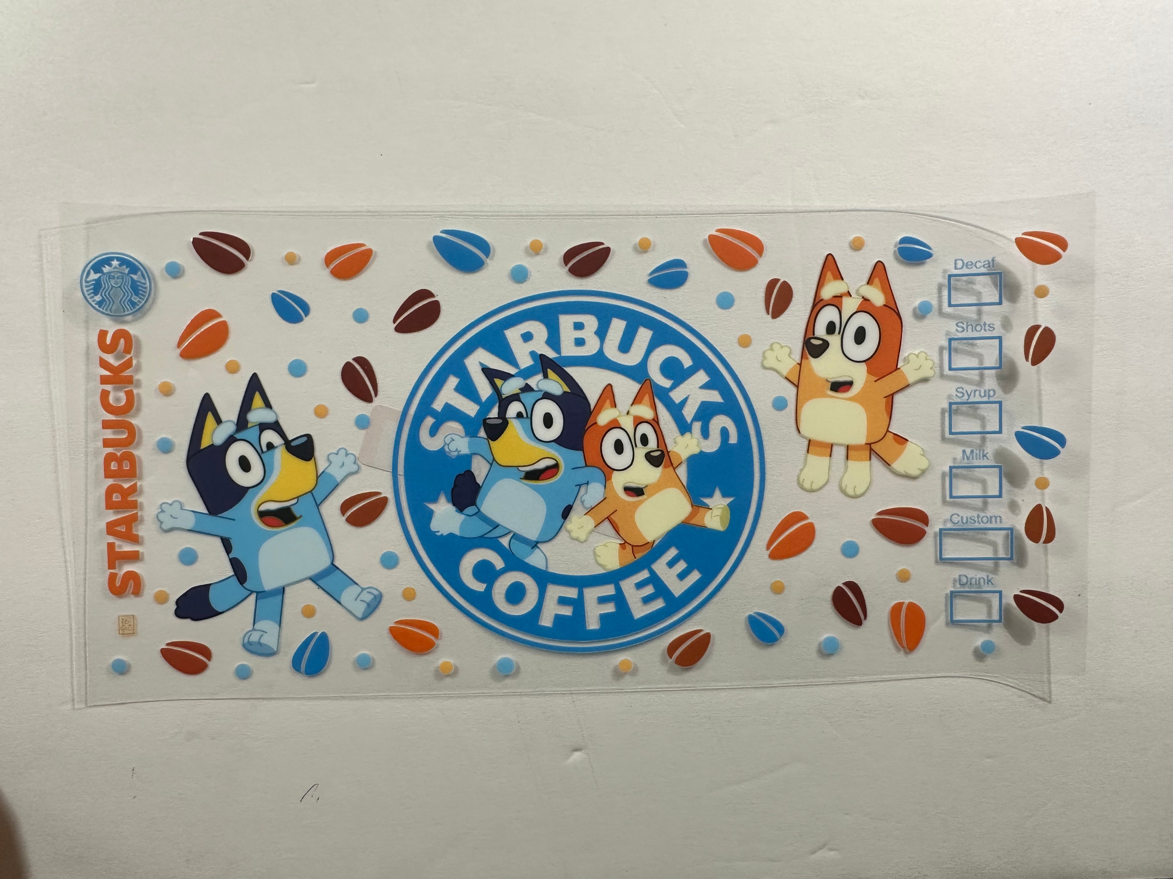 SC-003 Starbuck bluey & bingo
