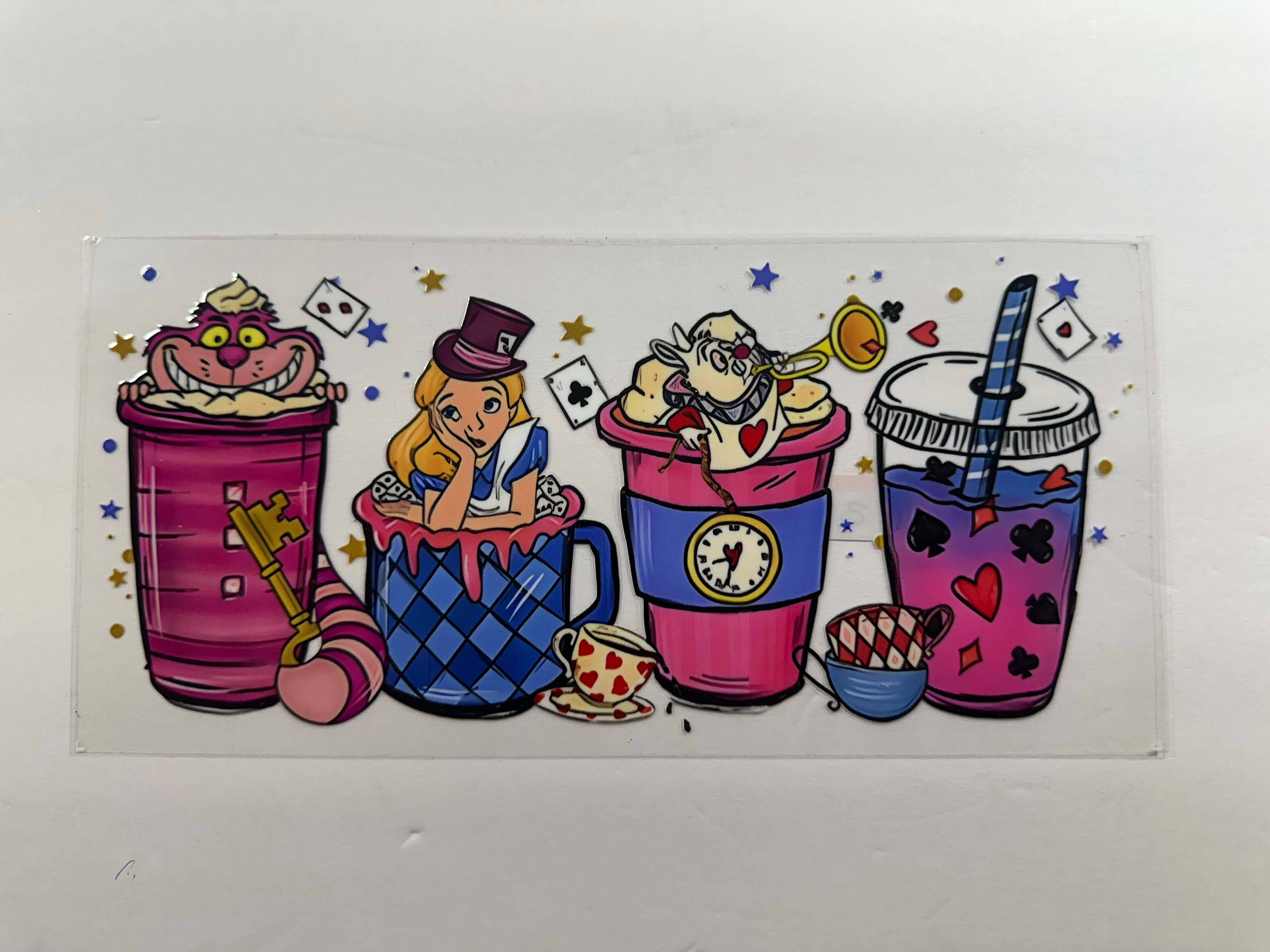 D-31 Alice in wonderland cups