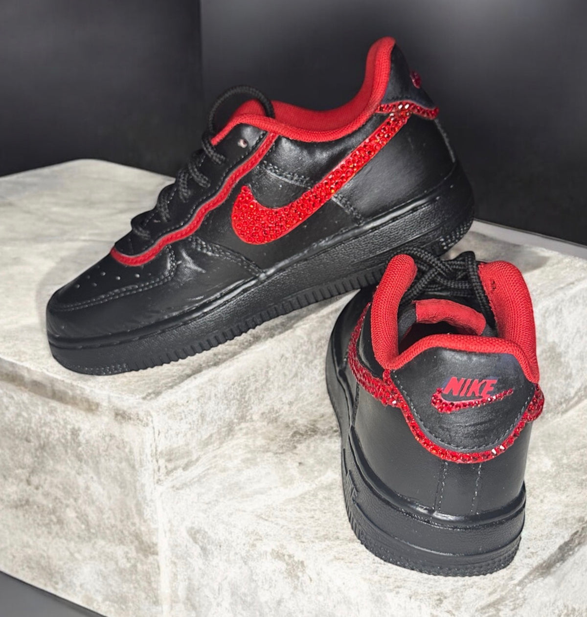 Black & Red Sneakers