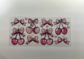 B-002 Pink Cherry Bows
