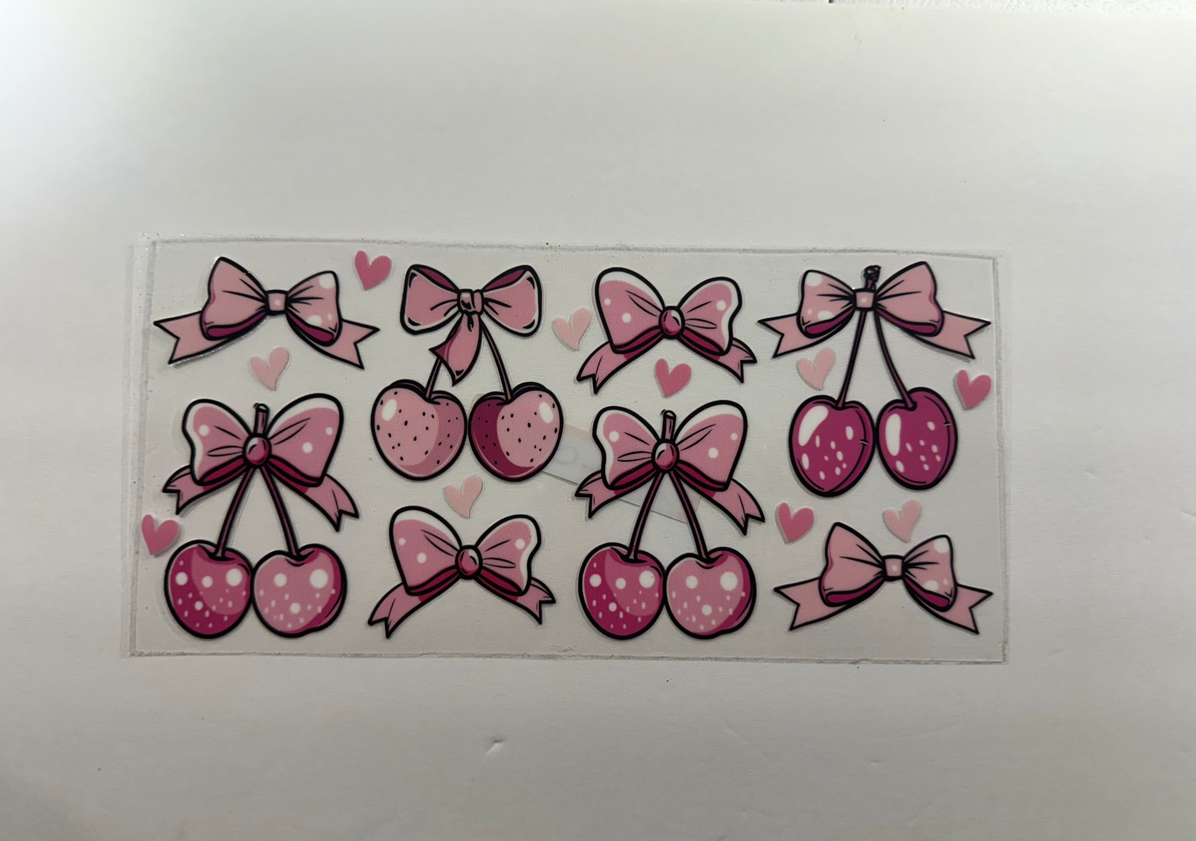 B-002 Pink Cherry Bows