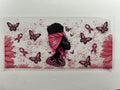 R-020 black lady cancer ribbon