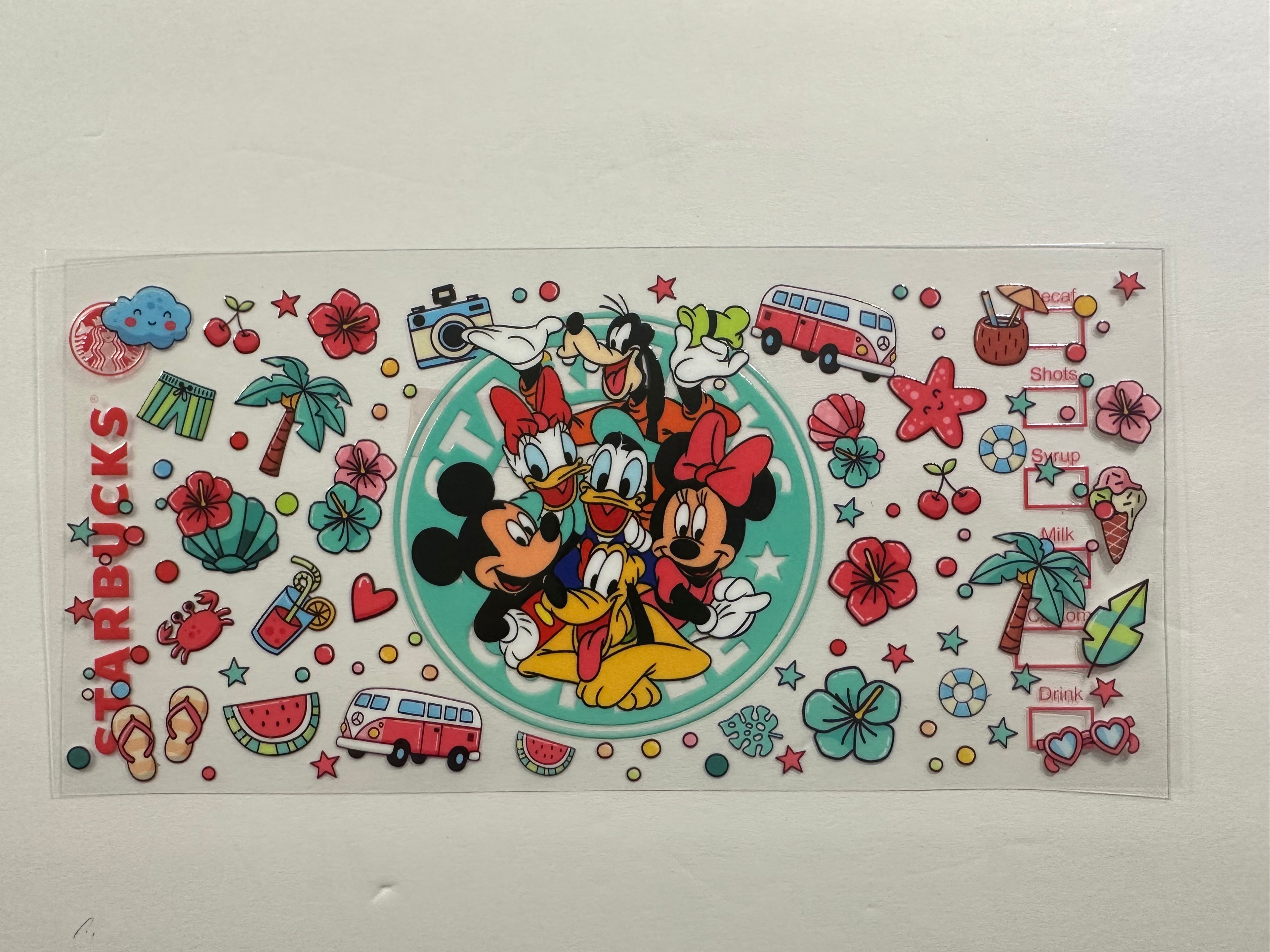 D-13 Starbucks Mickey & friends