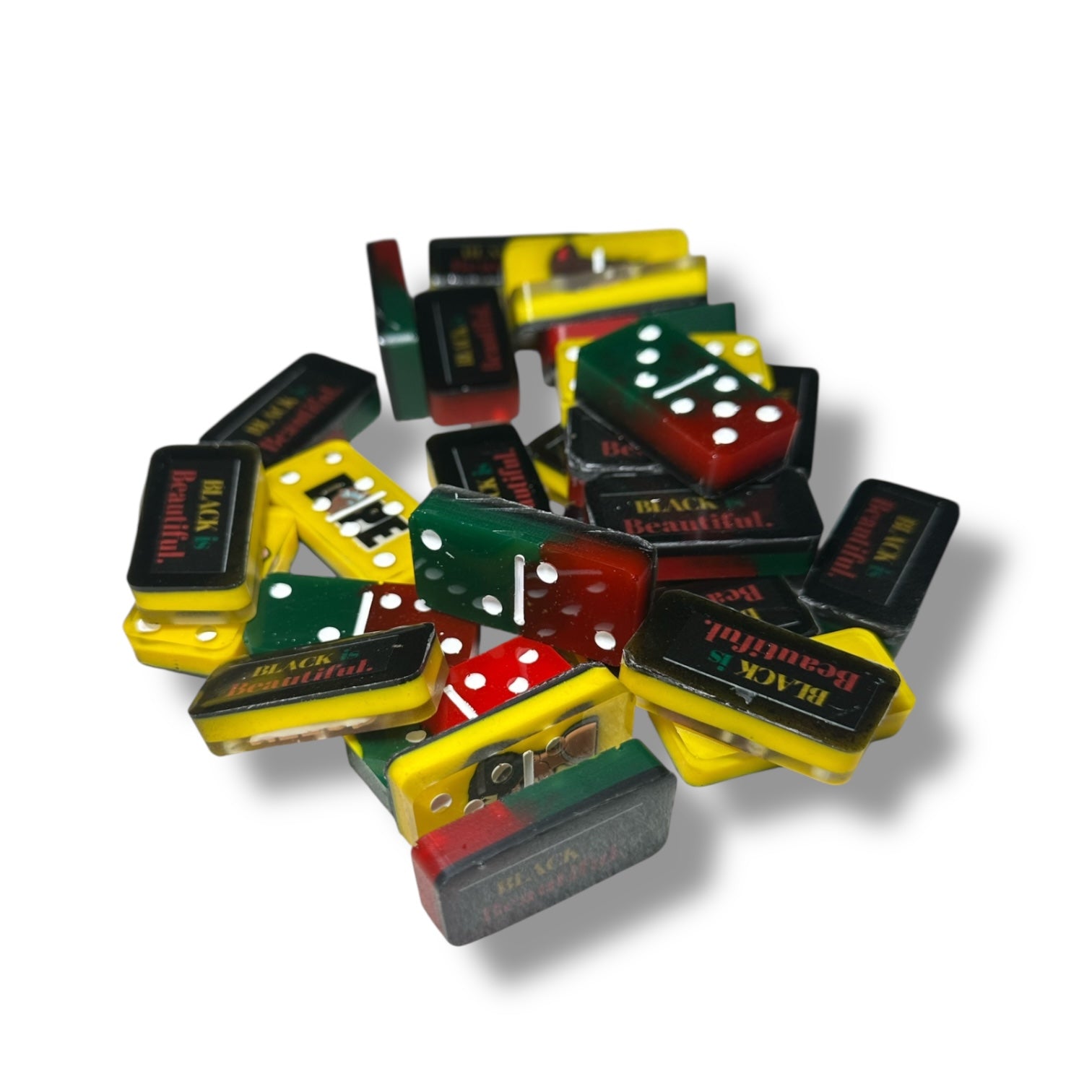 Black is Beautiful 3D dominos
