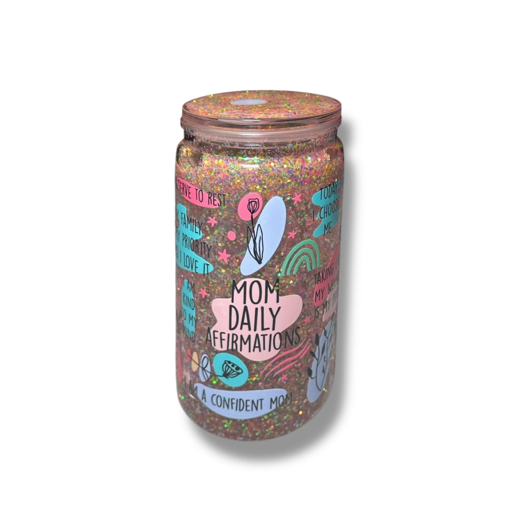 Mom daily affirmations (glitter)