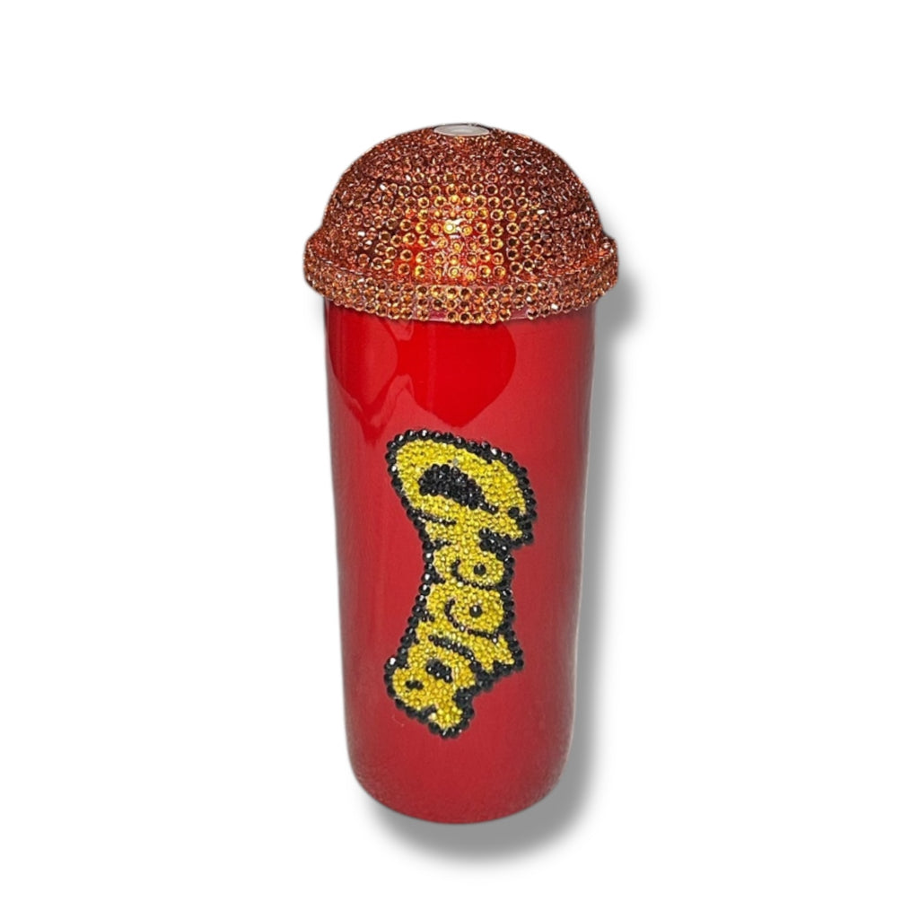 Chester Cheeta w/ orange rhinestone lid