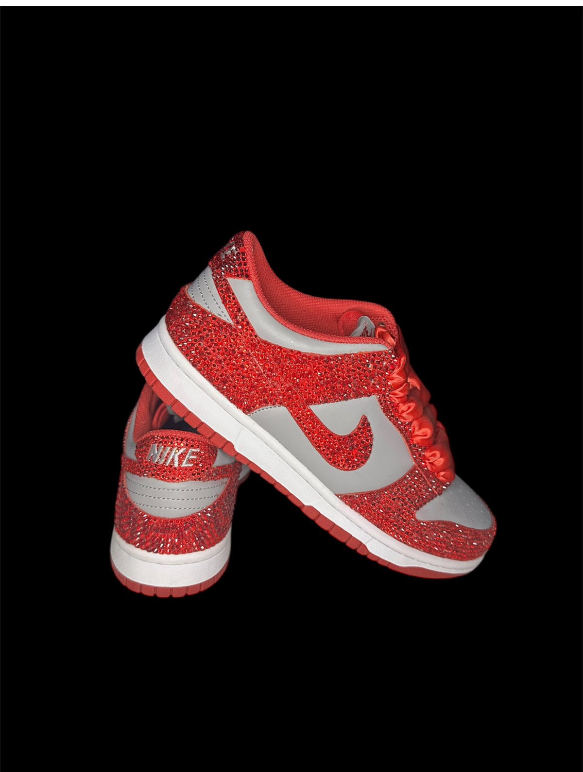 Red and Grey Sneakers